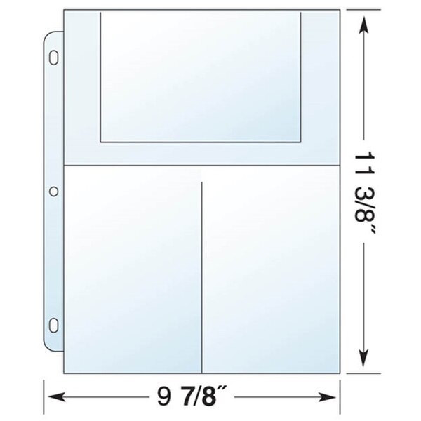 Ultra-PRO� Three-Pocket 3-Ring-Bind